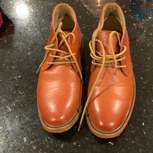 Boys dress shoes caramel size 3
